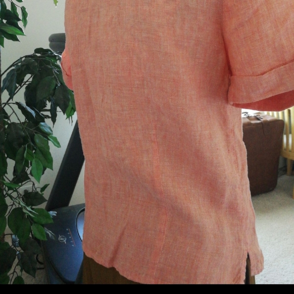 St. John's Bay Linen shirt - Picture 6 of 7